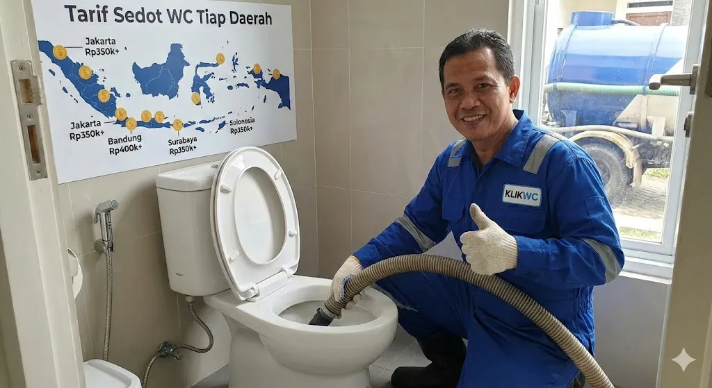 Tarif Sedot WC Tiap Daerah di Indonesia