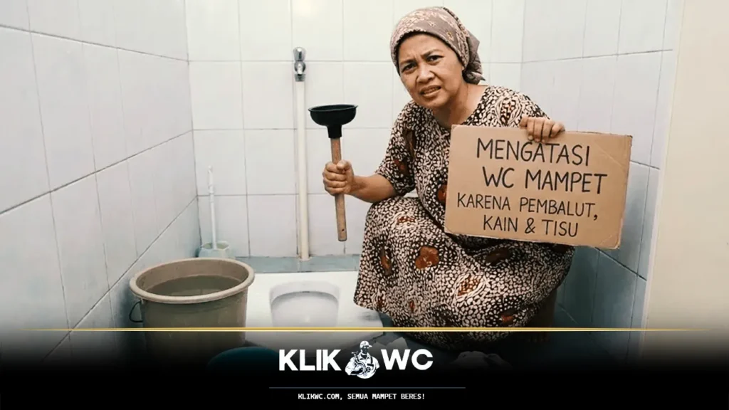 Cara Mengatasi WC Mampet Karena Pembalut, Kain dan Tisu
